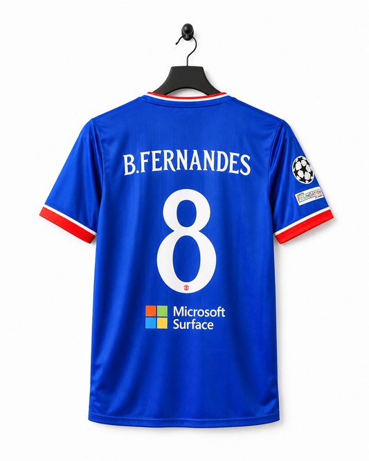 Bruno man united 2026-27 away Jersey Half Sleeve Sublimation -