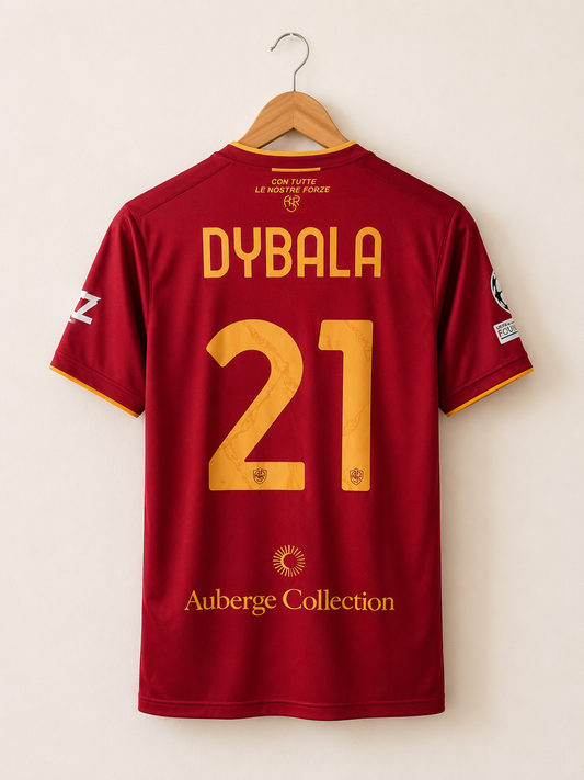 Dybala as roma  2026-27 home kit Jersey Half Sleeve Sublimation -