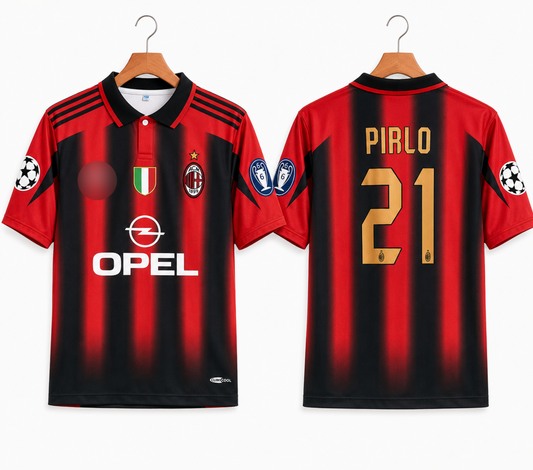 AC Milan 2006-07 Home Jersey Short Sleeve (𝗣𝗶𝗿𝗹𝗼 𝟮𝟮)