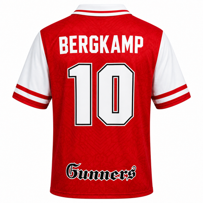 Bergkamp arsenal 2003 home retro style 5 sleeve