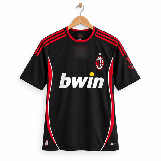 𝑴𝑨𝑳𝑫𝑰𝑵𝑰 AC Milan 2007-08 Third kit 5 sleeve sublimation