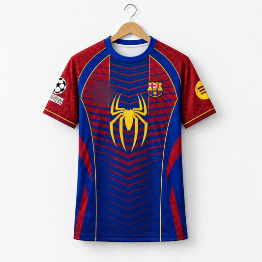 Barca spider man (yamal) embroidery jersy