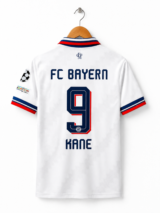 Harry kane fc bayern  2026-27 away Jersey Half Sleeve Sublimation -