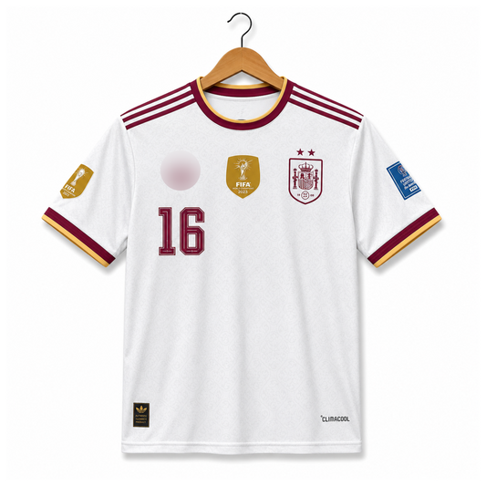 Spain away wc champion editon jersey sublimation