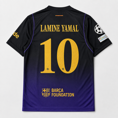 Lamine yamal barca  2026-27 away Jersey Half Sleeve Sublimation -