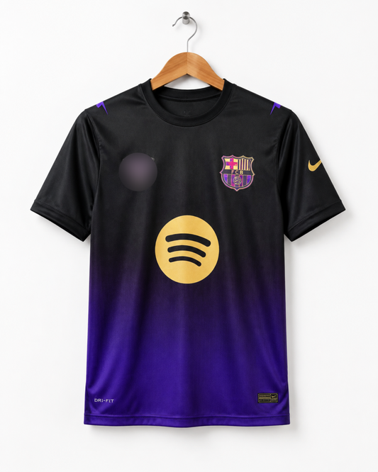 Raphinha Barca 2026-27 away Jersey Half Sleeve Sublimation -