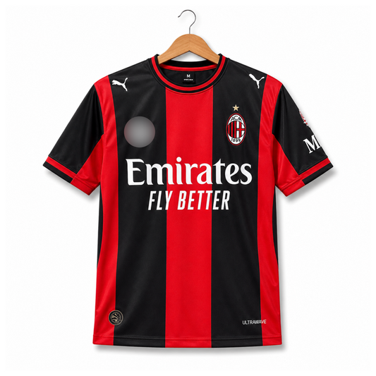 Ac milan 2026-27 Home Jersey Half Sleeve Sublimation -