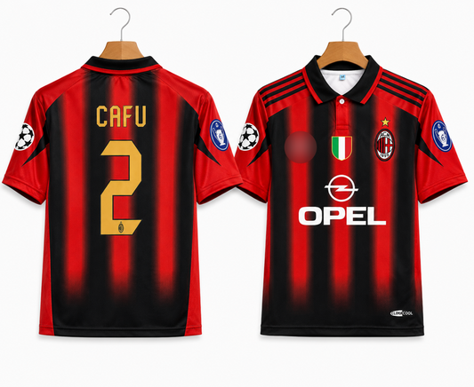 AC Milan 2006-07 Home Jersey 5 Sleeve Embroidery (𝗖𝗮𝗳𝘂 2)