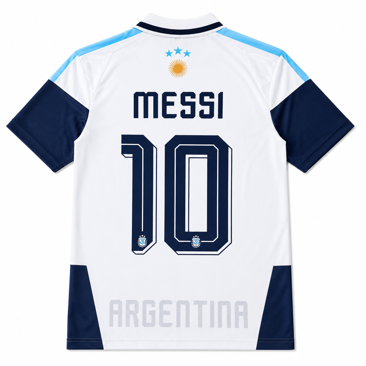 Messi  argentina trainig kit Half Sleeve Sublimation