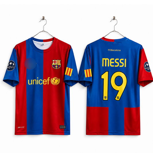 FC Barcelona 2010-11 Home Jersey Short Sleeve (𝗠𝗲𝘀𝘀𝗶 𝟭𝟵)