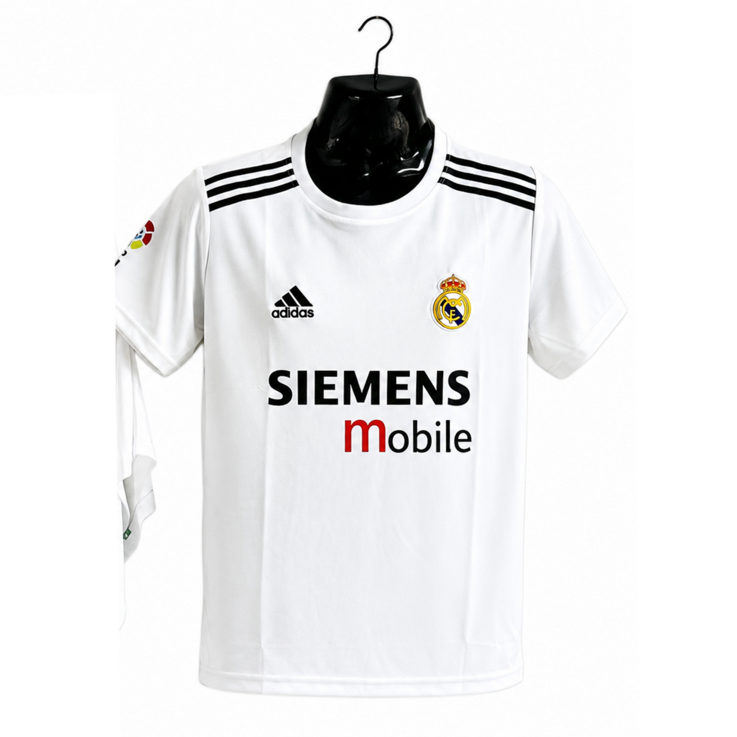 Ziadane real madrid retro jersey 5 sleeve embroidery