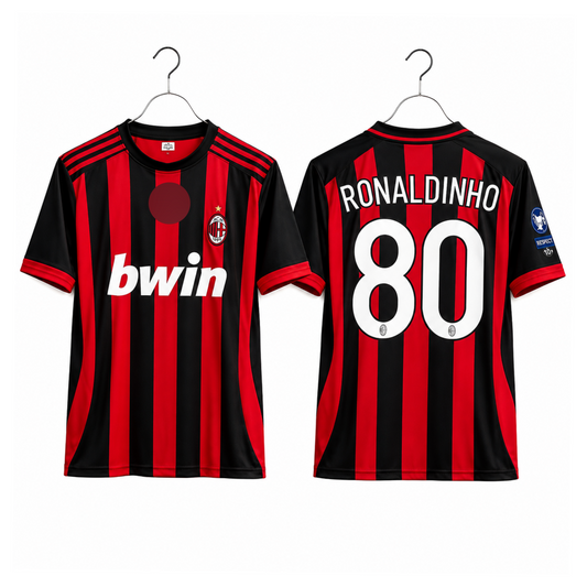 Ac milan Ronaldinho 5 sleeve sublimation