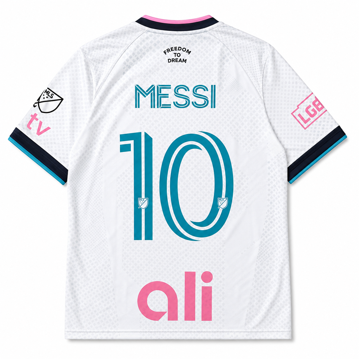 Lionel messi -inter miami  2026-27 away Jersey Half Sleeve Sublimation